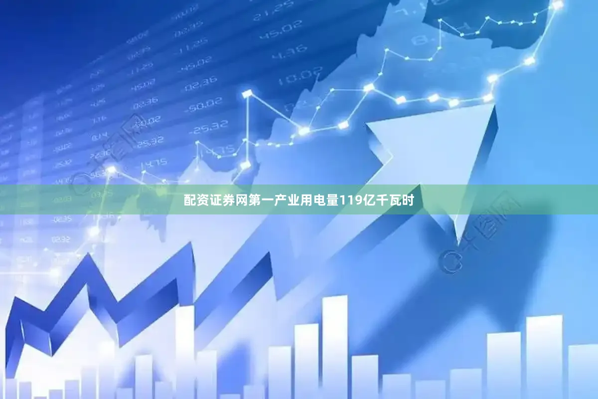 配资证券网第一产业用电量119亿千瓦时