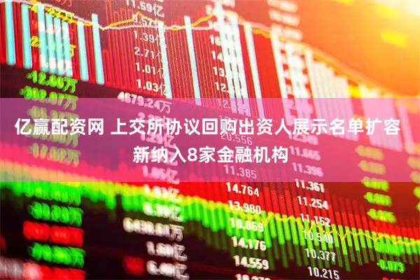 亿赢配资网 上交所协议回购出资人展示名单扩容 新纳入8家金融机构